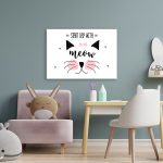 Mock up poster frame in children room,kids room,nursery mockup.