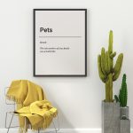 Poster Frame in living room Psd Mockup