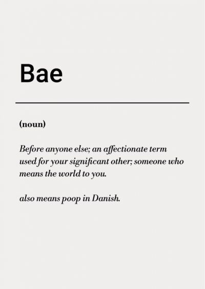 what is the meaning of bae on social media