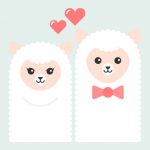 free-cartoon-alpaca-couple-vector-02