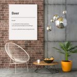 Poster Frame in living room Psd Mockup