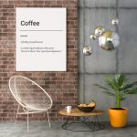 Poster Frame in living room Psd Mockup