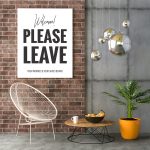 Poster Frame in living room Psd Mockup