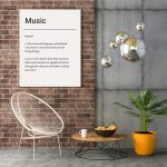 Poster Frame in living room Psd Mockup