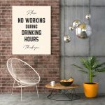 Poster Frame in living room Psd Mockup