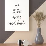 Poster Frame in living room Psd Mockup