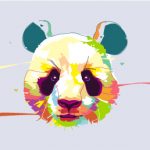 Panda – Animal Life – Popart Portrait-02